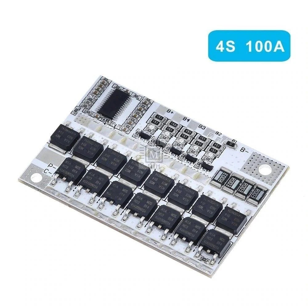 4S%20100A%20LiFePO4%20Balanslı%20BMS%20Devresi