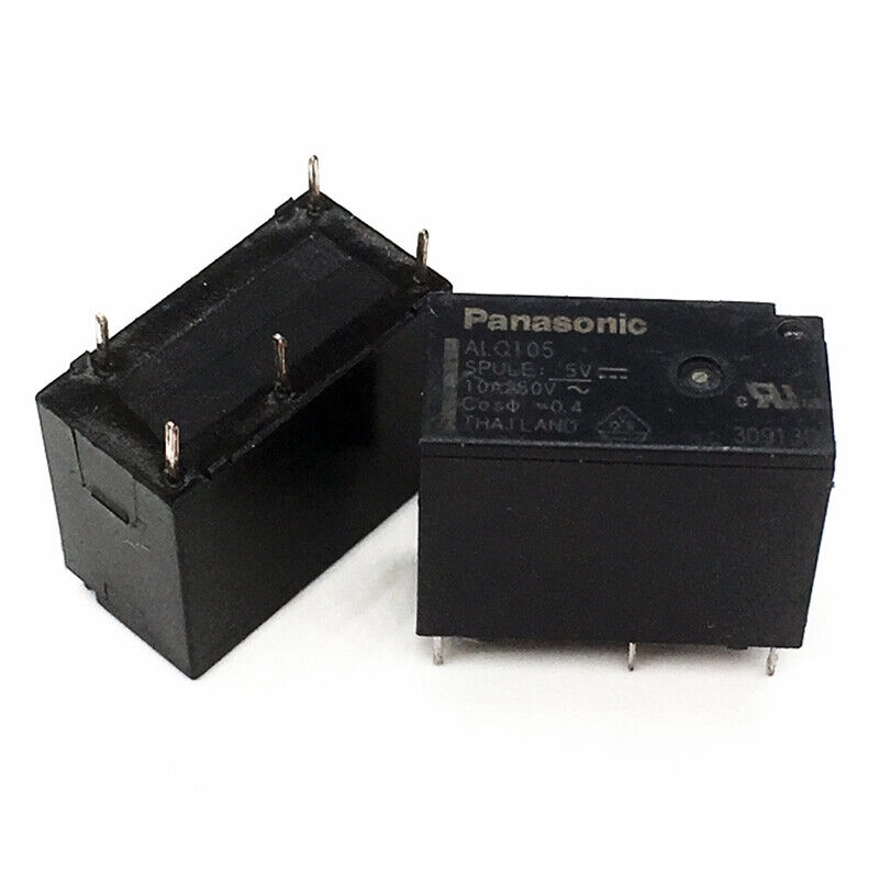 ALQ105%20A01%20Panasonic%20Röle%205VDC%2010A%205%20Pin%20Kombi%20Rölesi