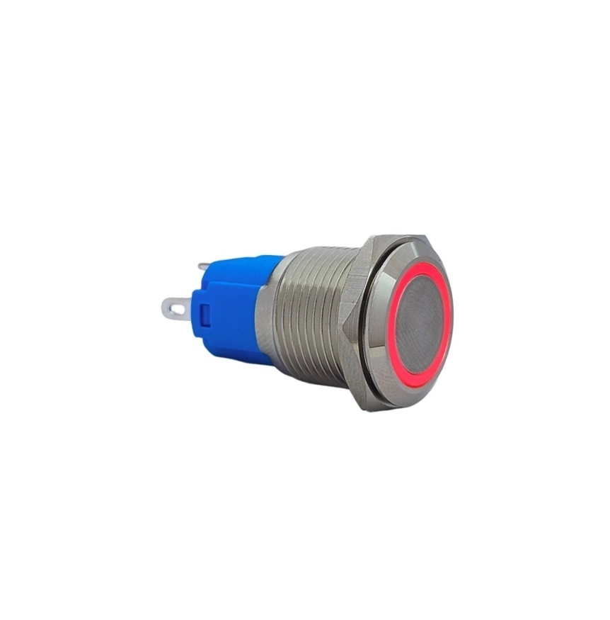 E19%2016mm%20Metal%20Buton%20Kalıcı%2012-24V%20Kırmızı%20Led%20Işıklı%201NO/1NC