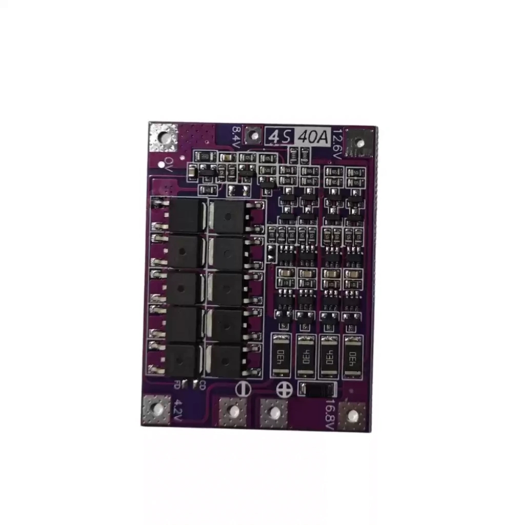 4S%2040A%20Balanslı%20Lityum%20Batarya%20BMS%20(Mor%20PCB)