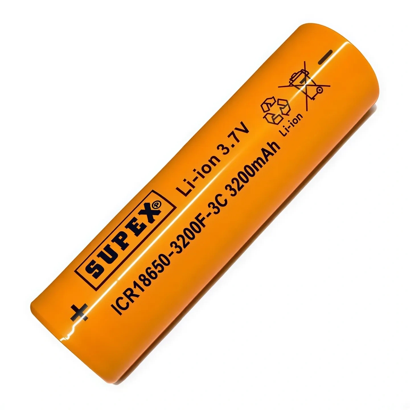 Supex%20ICR18650-3200F-3C%203.7V%203200mAh%20Li-ion%20Şarjlı%20Pil%20Düz%20Kafa%20(Başsız)
