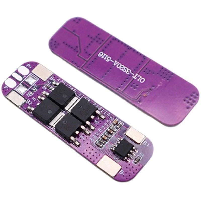 OLT%203S%2020A%2012.6V%20Li-ion%20BMS%20Mor%20PCB%20Balanssız%20Pil%20Koruma%20Devresi