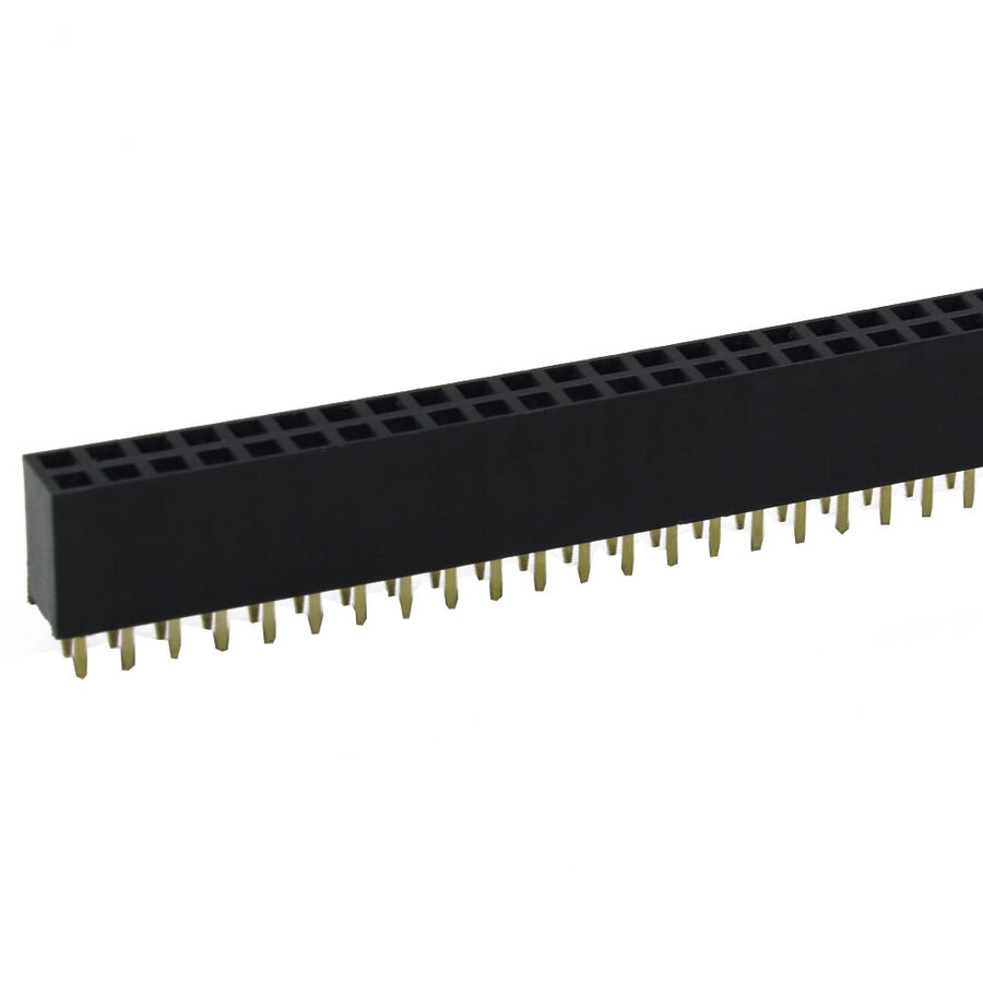 2x40 Dişi Header 80 Pin 2.54mm 180 Derece - Türkiye'nin Öncü