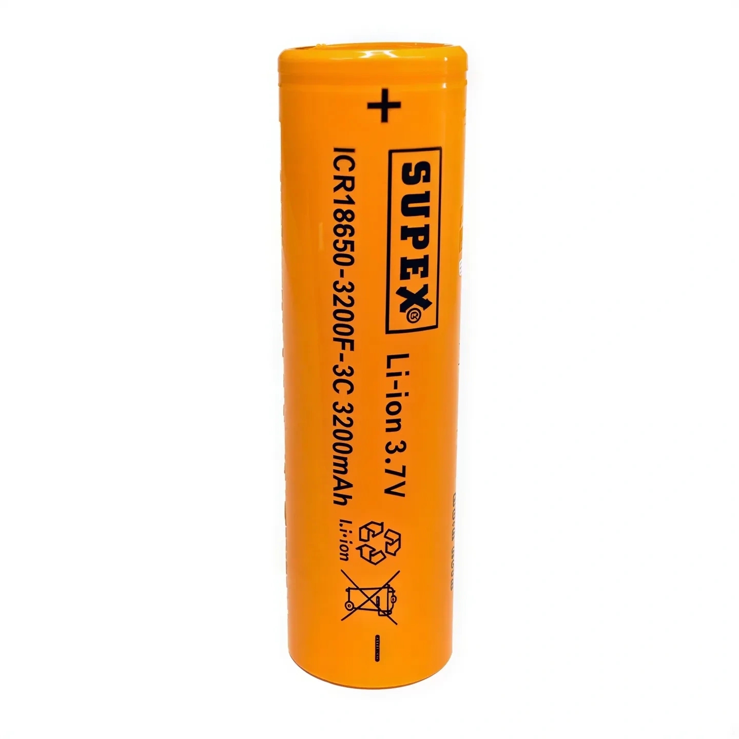 Supex%20ICR18650-3200F-3C%203.7V%203200mAh%20Li-ion%20Şarjlı%20Pil%20Düz%20Kafa%20(Başsız)
