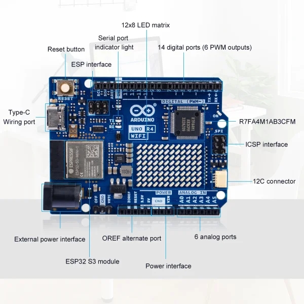 Arduino%20Uno%20R4%20WiFi%20Geliştirme%20Kartı%20(Klon)%20Type-C