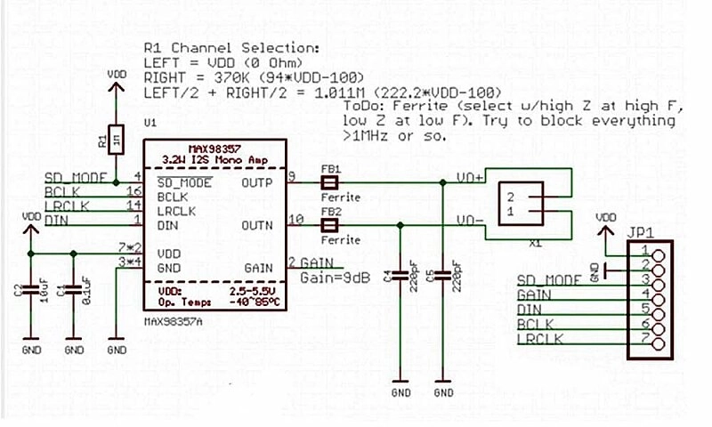 MAX98357%20I2S%205V%203W%20Class-D%20Dijital%20Ses%20Yükseltici%20Amplifikatör%20Modülü