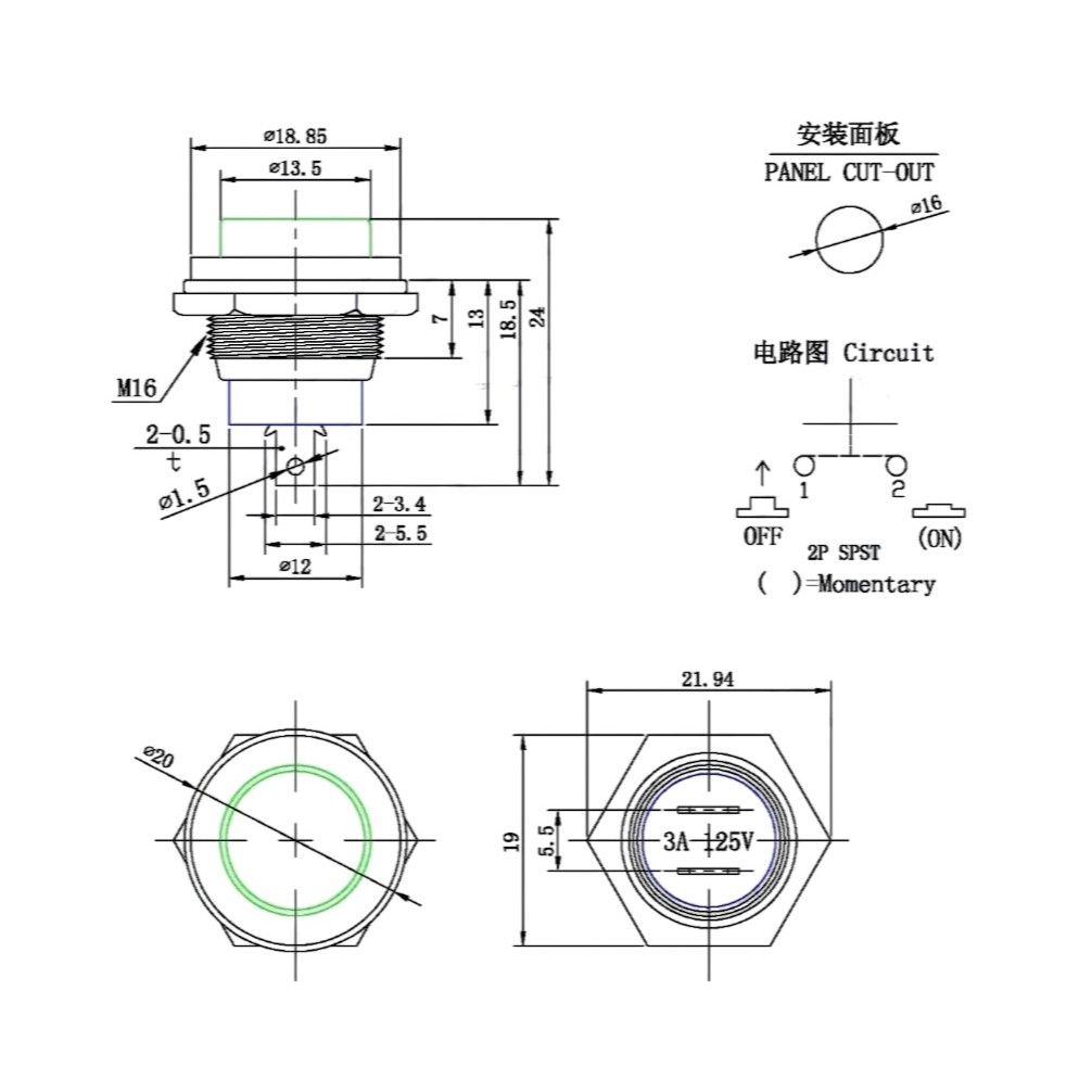 IC-180%20Buton%2016mm%20-%20Mavi