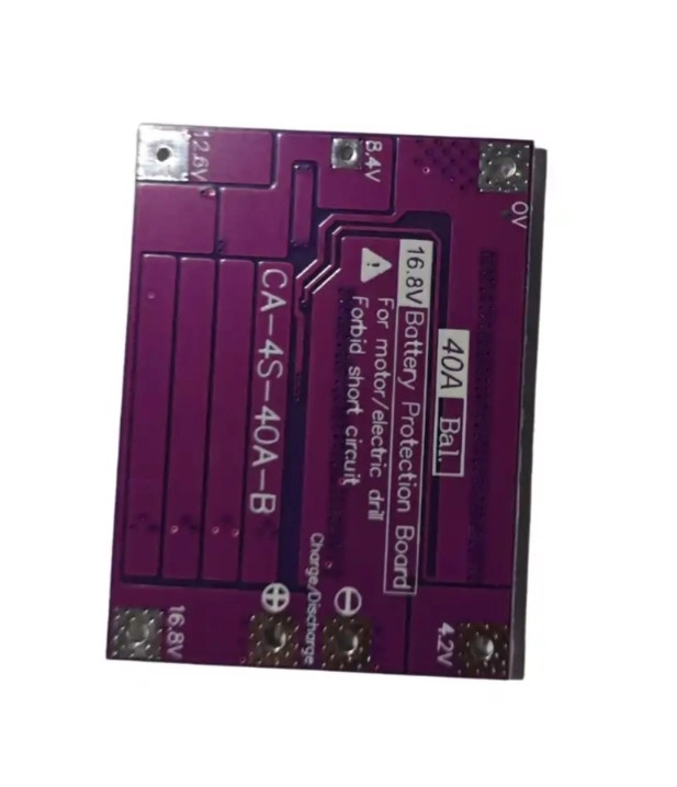 4S%2040A%20Balanslı%20Lityum%20Batarya%20BMS%20(Mor%20PCB)