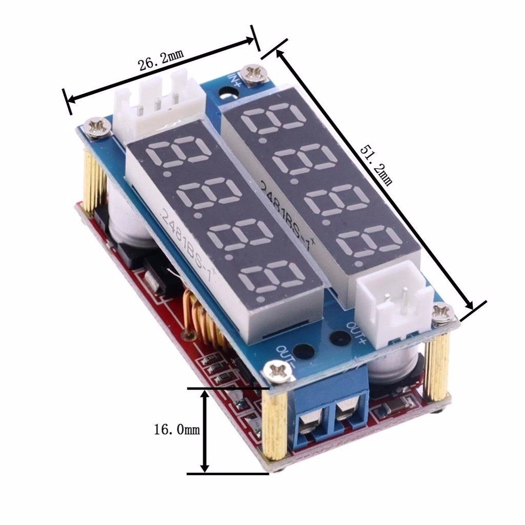 XL4015%205A%20CC-CV%20Volt%20Amper%20Ayarlı%20Çift%20Ekranlı%20Voltaj%20Düşürücü%20Modül