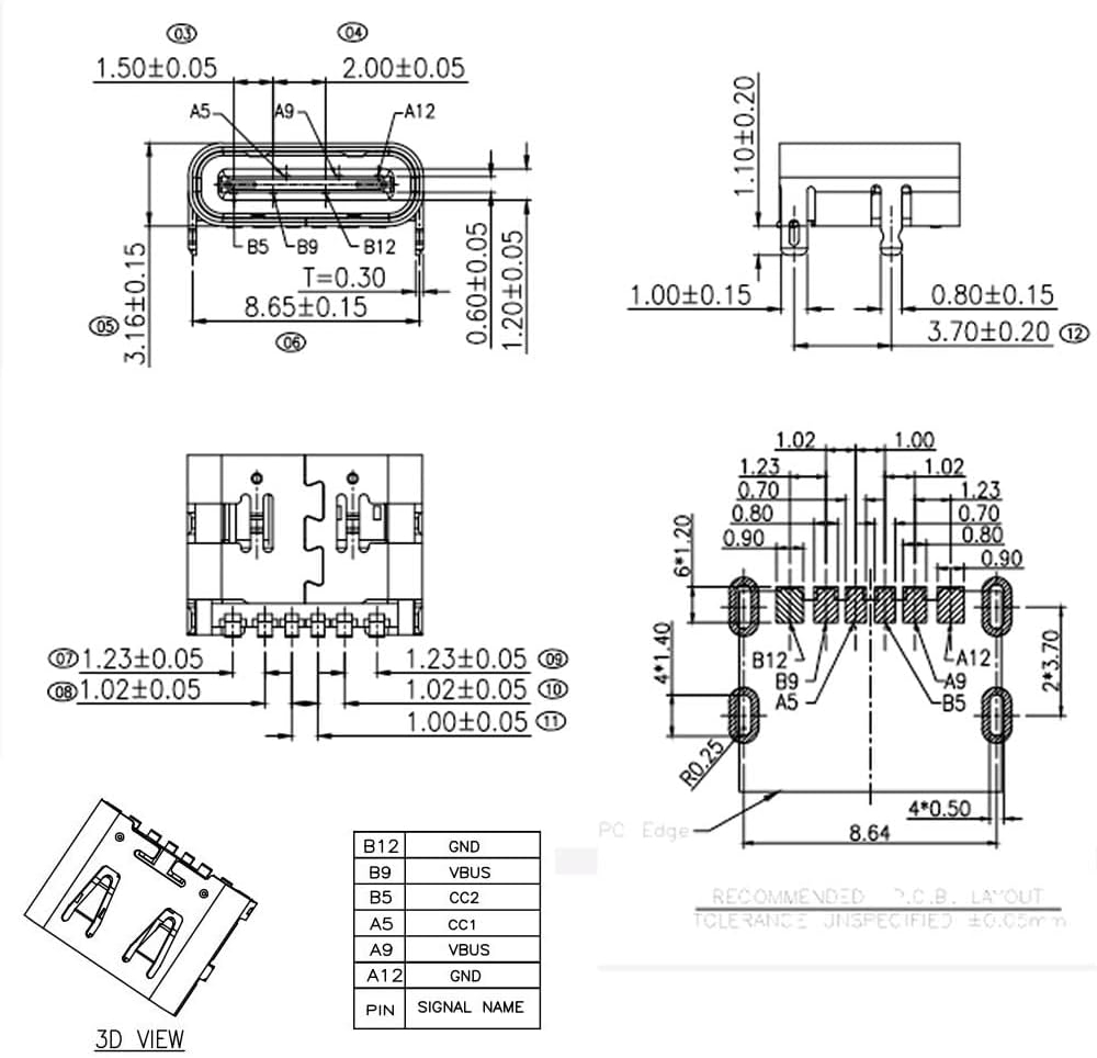 IC-266B-3%20Type-C%20Şase%20Dişi%20Soket%206%20Pin
