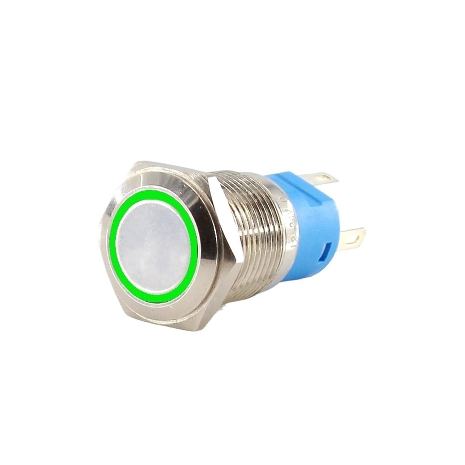 12mm%20Kalıcı%20Yeşil%20Ledli%20Metal%20Buton%20-%201NO%20-%20IP67