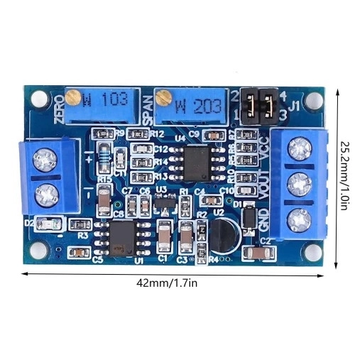 4-20mA%20to%200-3.3V/5V/10V%20Akım-Voltaj%20Sinyal%20Çevirici%20Modül