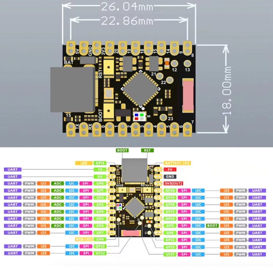 ESP32-C6%20Süper%20Mini%20Wifi%20ve%20Bluetooth%20Modülü
