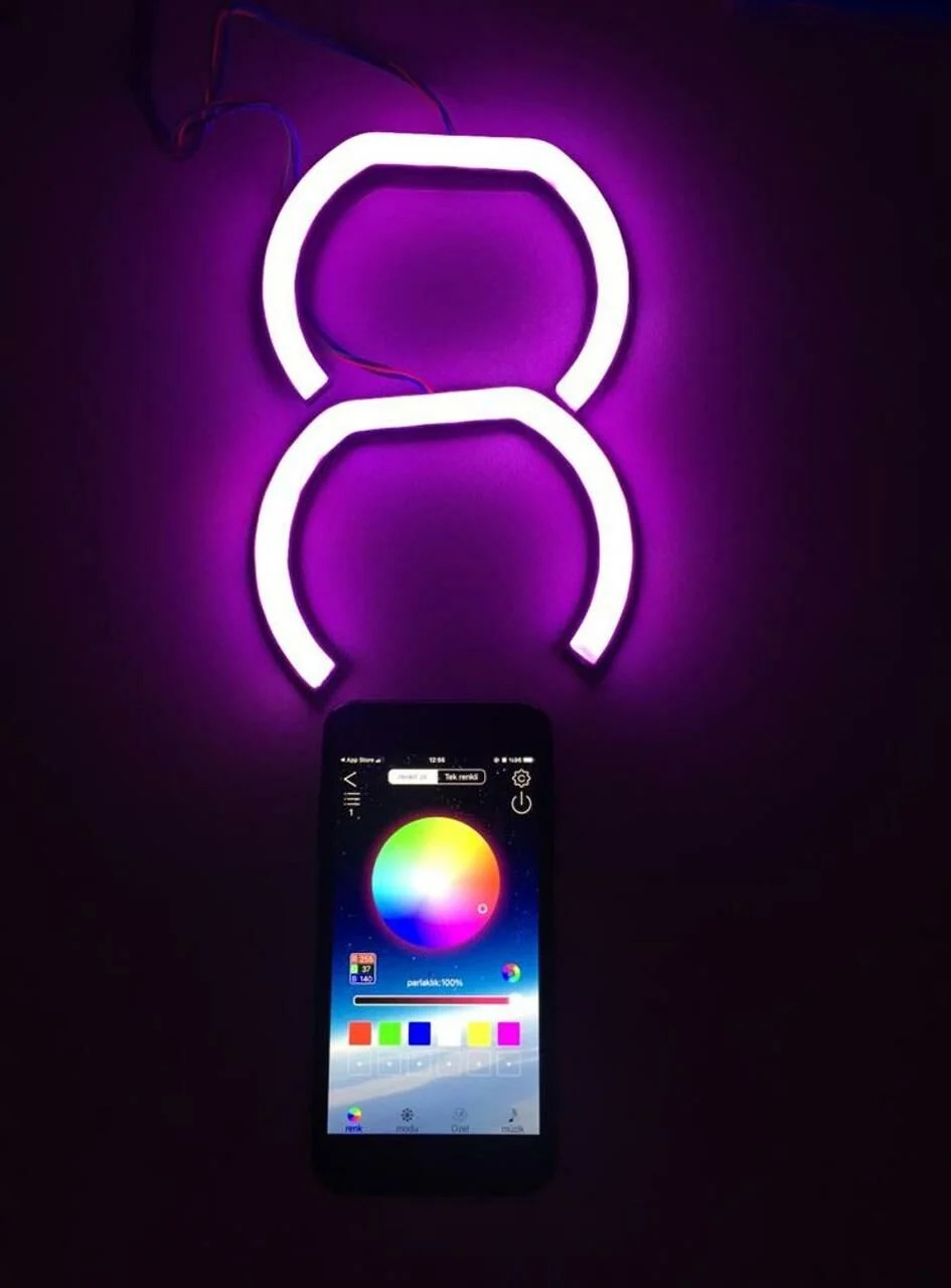 Bluetooth%20Cep%20Telefonundan%20RGB%20Şerit%20LED%20Kontrol%20Modülü%206A%205-24V%20Kablolu