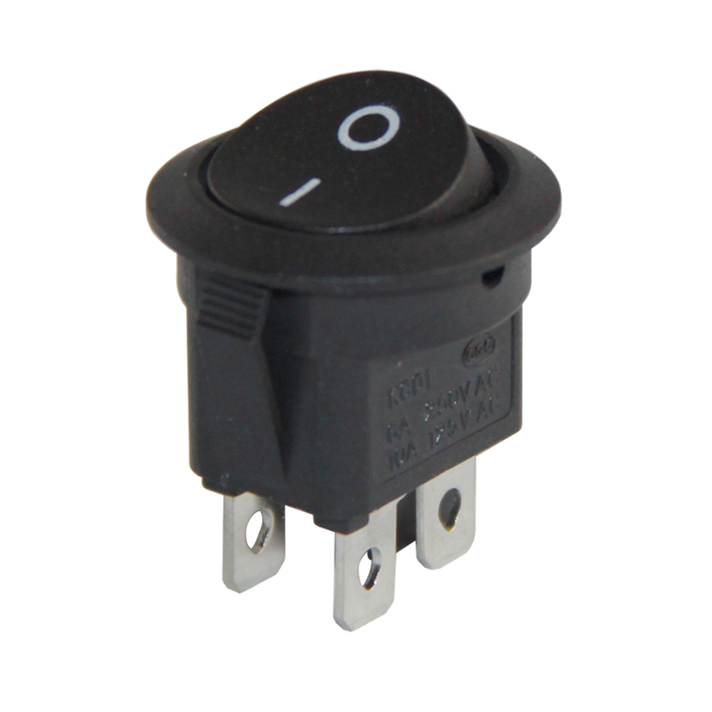 Yuvarlak%20Işıksız%20Anahtar%20On-Off%204P%20Siyah%20IC-133-4