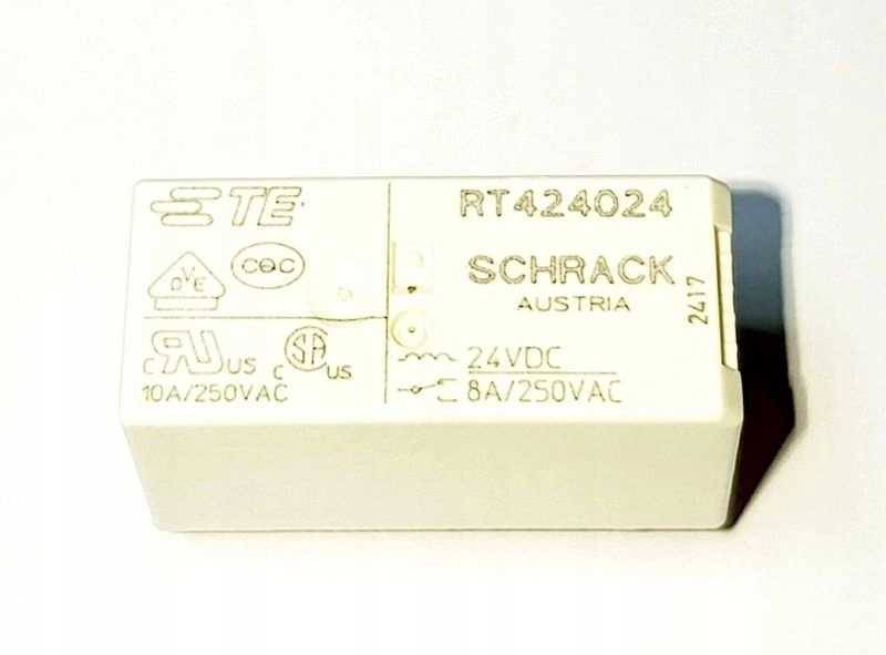 RT424024%2024V%208Amper%20SCHRACK%20Röle%20Çift%20Kontak
