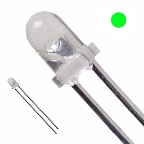 3mm%20Şeffaf%20Yeşil%20Led%20-%2010%20Adet
