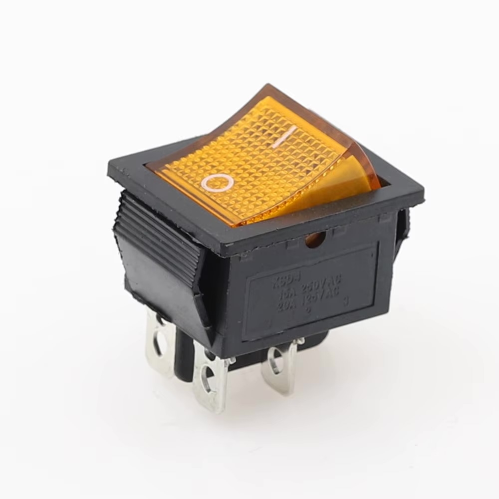 IC-104%20Geniş%20Sarı%20Işıklı%20Anahtar%20ON-OFF