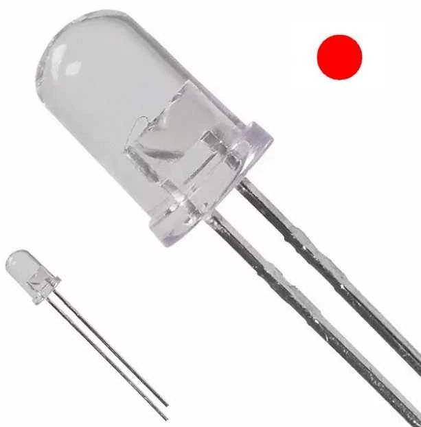 5mm%20Şeffaf%20Kırmızı%20Led%20-%2010%20Adet