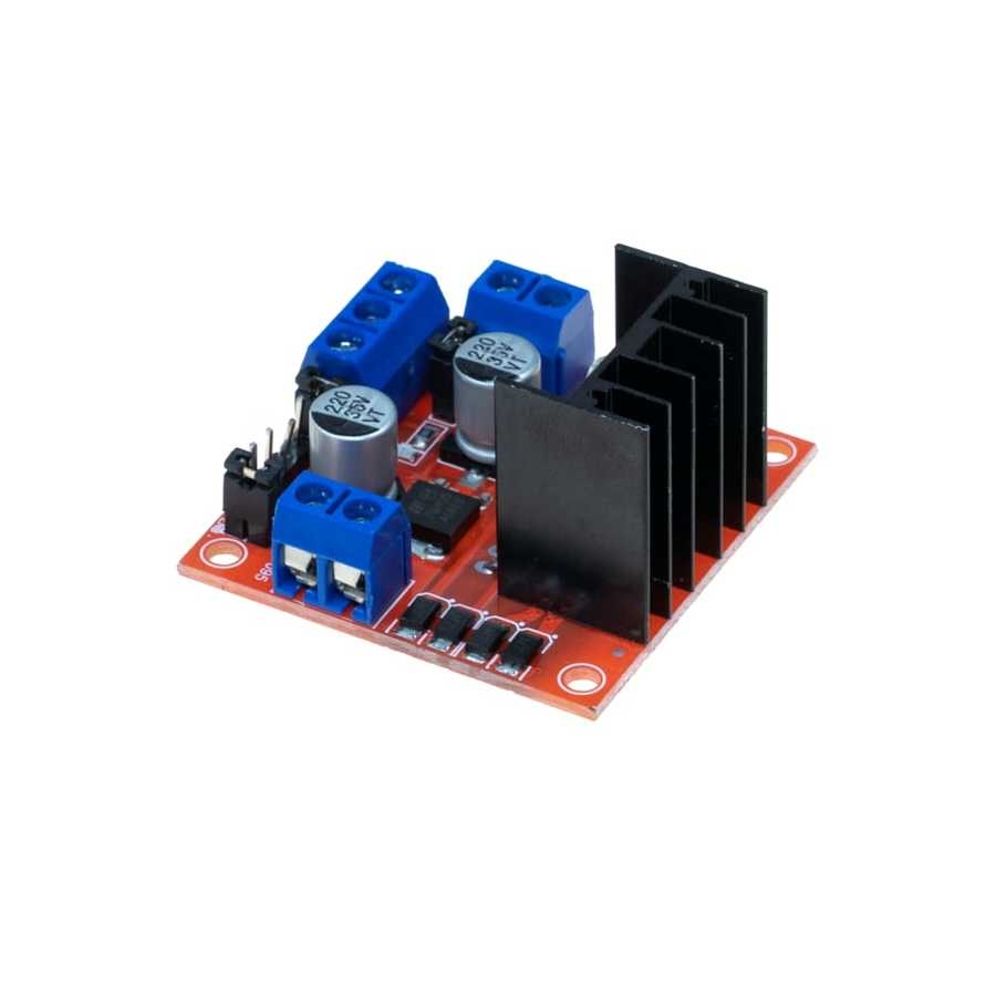 L298N%20Voltaj%20Regulatörlü%20Çift%20Motor%20Sürücü%20Kartı(Kırmızı%20PCB)