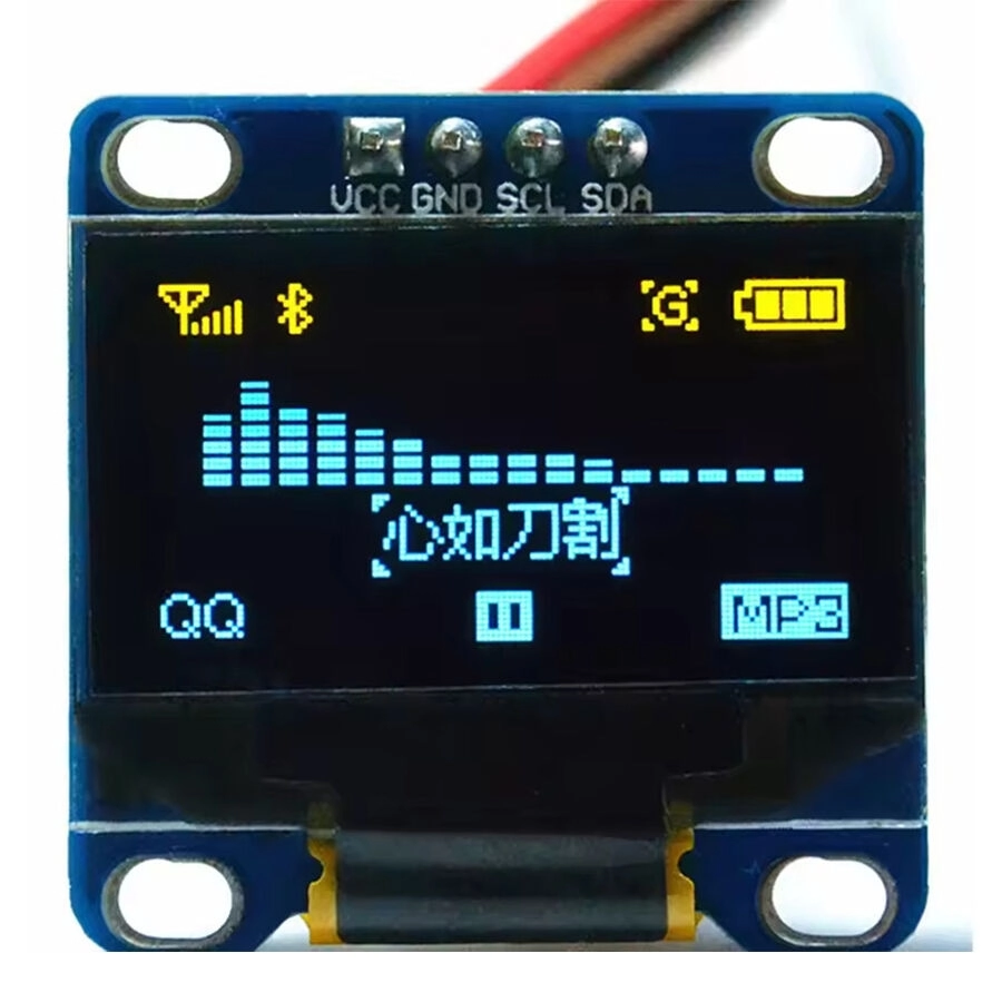 0.96’’%20128x64%20Oled%20Grafik%20Lcd%20Ekran%20Mavi