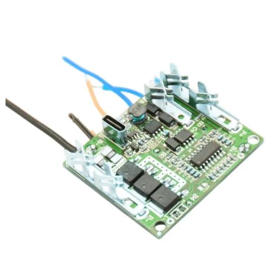 5S 21V 20A Lityum Batarya Matkap BMS Type-C Şarjlı Dikine Soketli