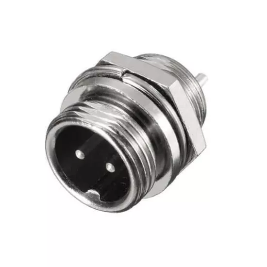 Mike Konnektör 2-Pin 12mm - Erkek