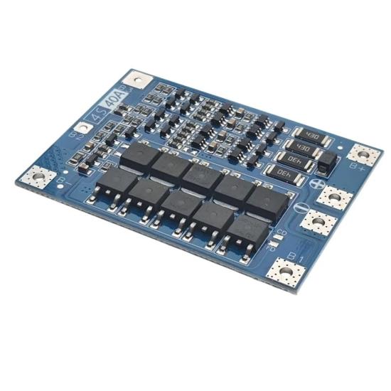 4S 40A Balanslı Lityum Batarya BMS (Mavi PCB) - 12.6V
