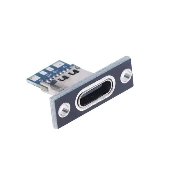 Panel Montajlı Type C Dişi Soket - 4 Pin