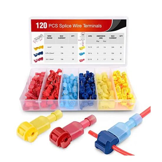 IC-274D Sıyırmasız Kablo Ekleme Terminali Seti 120 Parça Kutulu