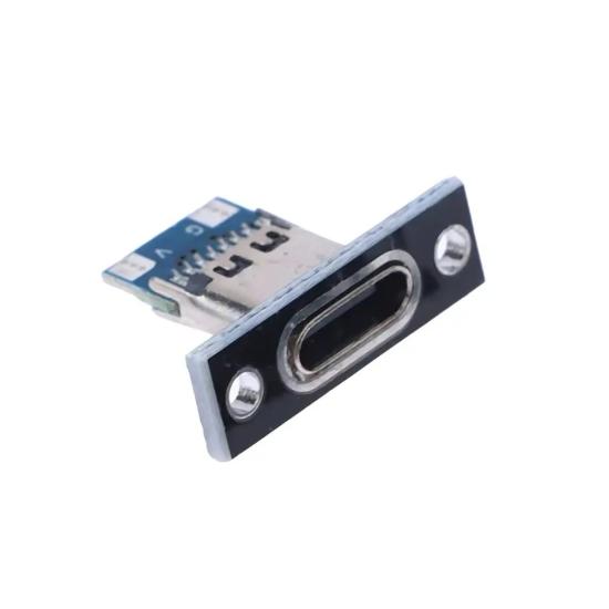 Panel Montajlı Type C Dişi Soket - 2 Pin