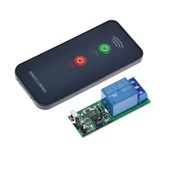 1 Kanal IR Kumandalı Röle Kartı - 5V 10A
