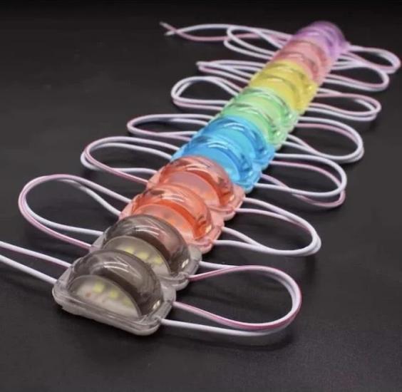 12 Volt Dar Açılı Led Modül Mavi Dik Açılı Modül Led 5 Adet