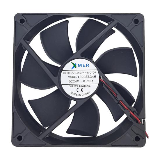 120X120X25mm 24V 0.25A 2P XMER FAN