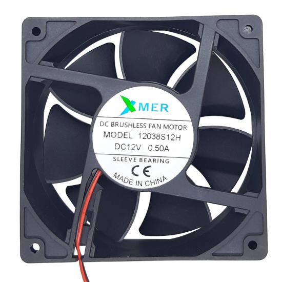 120X120X38mm 12V 0.50A 2P XMER FAN