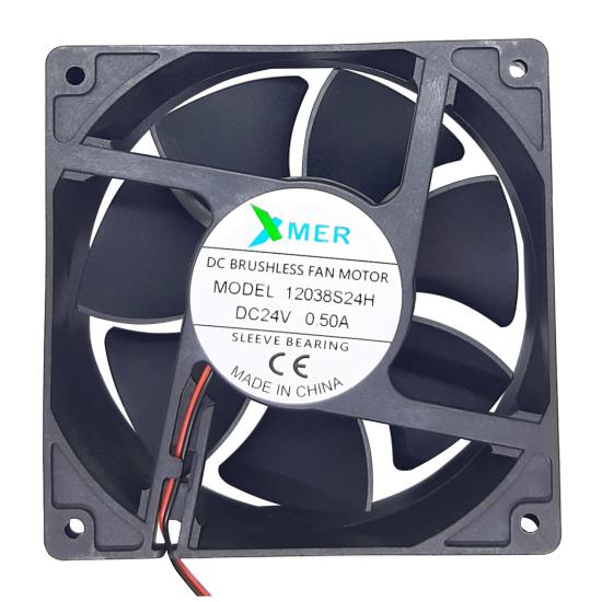 120X120X38mm 24V 0.40A 2P XMER FAN