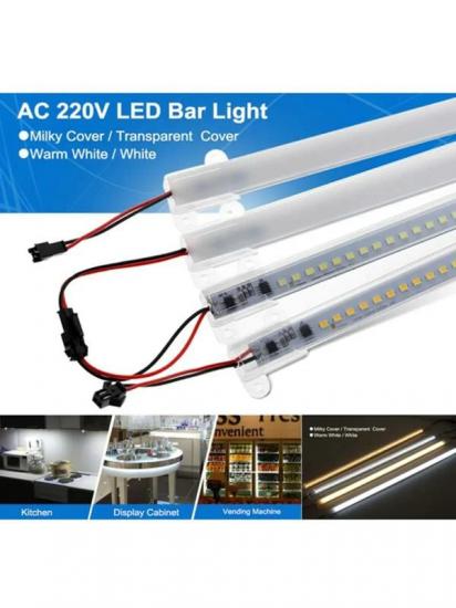 220 Volt Led Bar 60CM Alüminyum Kasalı Dim Edilebilir Bar Led 220V