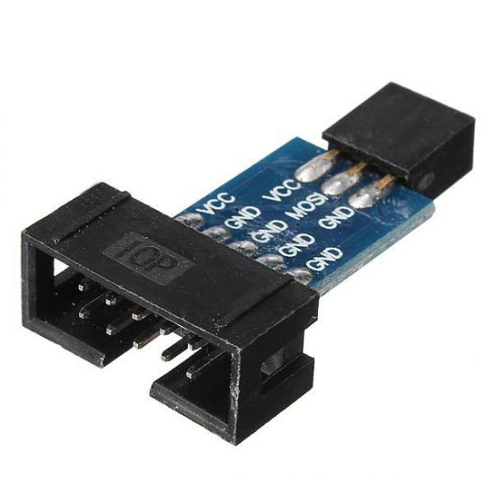 AVRISP USBASP STK500 için 10 Pin i 6 Pin e Dönüştürücü Kartı