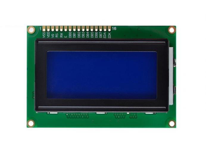 4x16 LCD Ekran Mavi