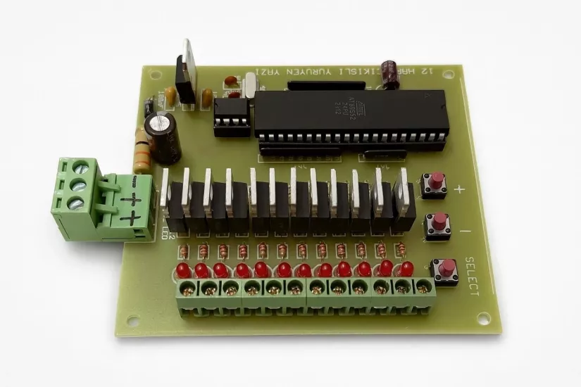 12 Kanal Animasyon Kartı Led Göstergeli