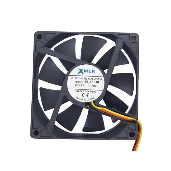 80X80X15mm 24V 0.20A 3P XMER FAN