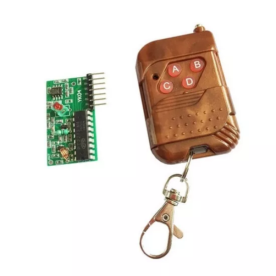 4 Kanal 433Mhz RF Kablosuz Araba Kumanda Seti
