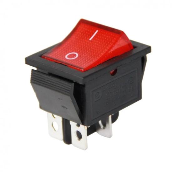 IC-104 Geniş Kırmızı Işıklı Anahtar ON-OFF