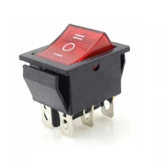 Geniş Işıklı Anahtar ON-OFF-ON IC-105