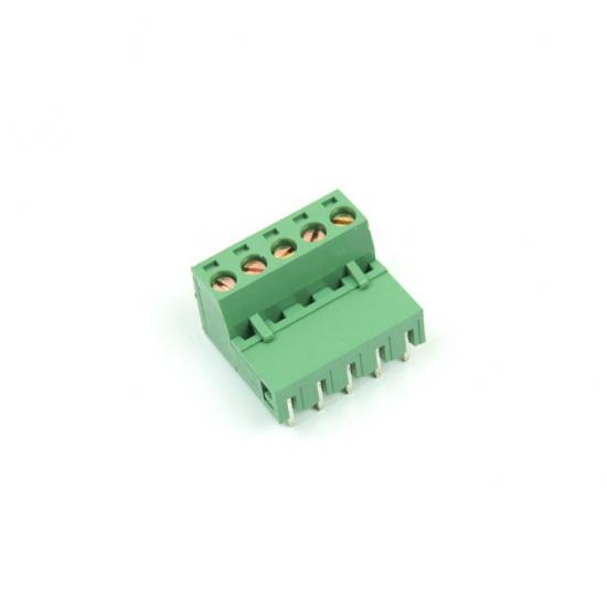 5 Pin Geçmeli Klemens 5.08mm 90 Derece