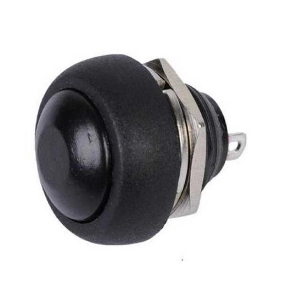 IC-184 Plastik Buton 12mm PBS33B - Siyah