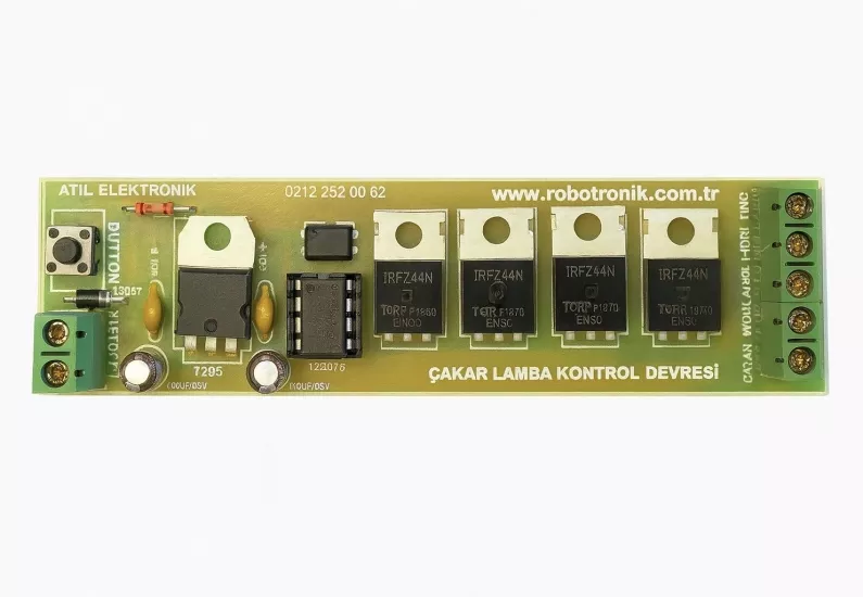 Polis Çakarı Devresi Kartı 4 Çıkışlı