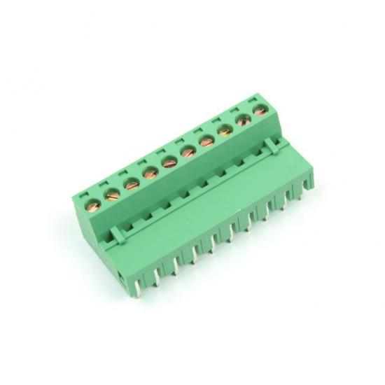 10 Pin Geçmeli Klemens 5.08mm 90 Derece