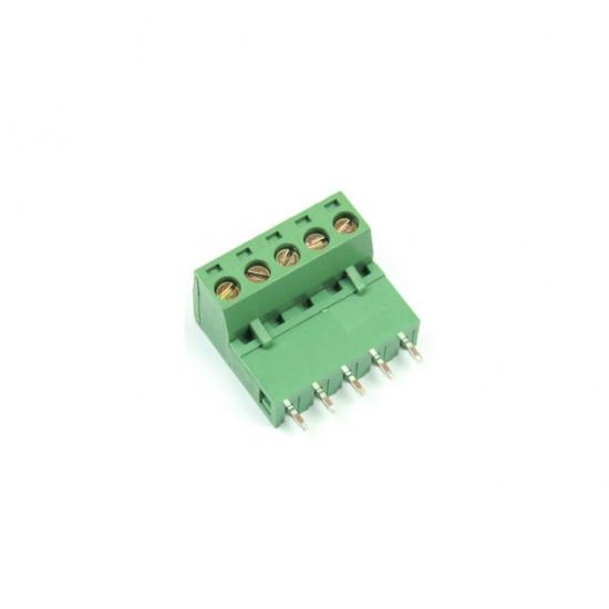 5 Pin Geçmeli Klemens 5.08mm 180 Derece