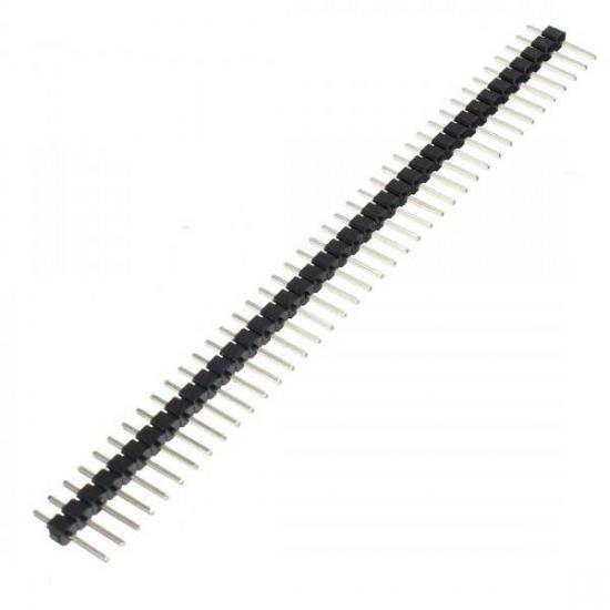 1x40 12mm Erkek Header 40 Pin 2.54mm 180 Derece